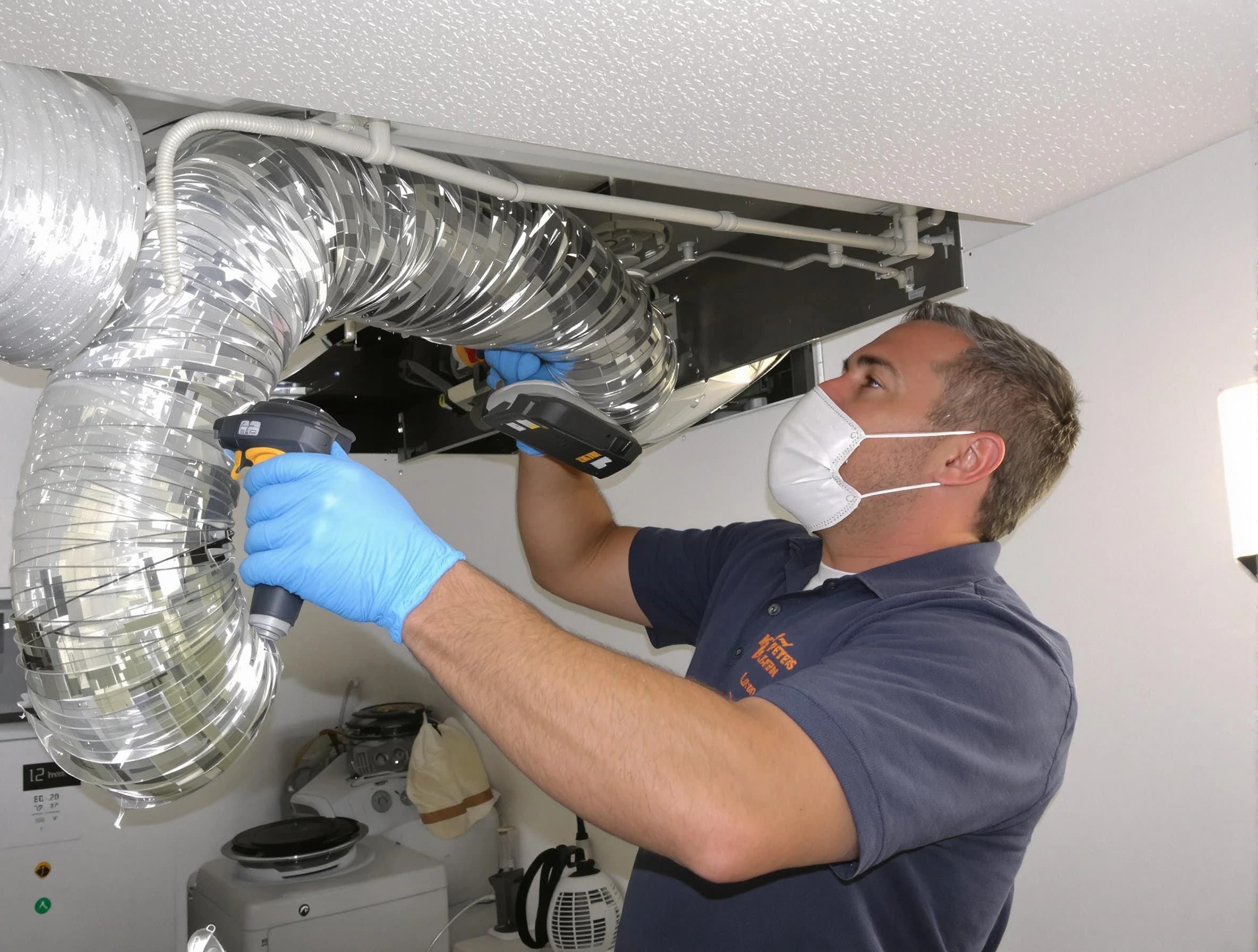 Lafayette Dryer Vent Cleaning professional performing thorough residential dryer vent cleaning in Lafayette