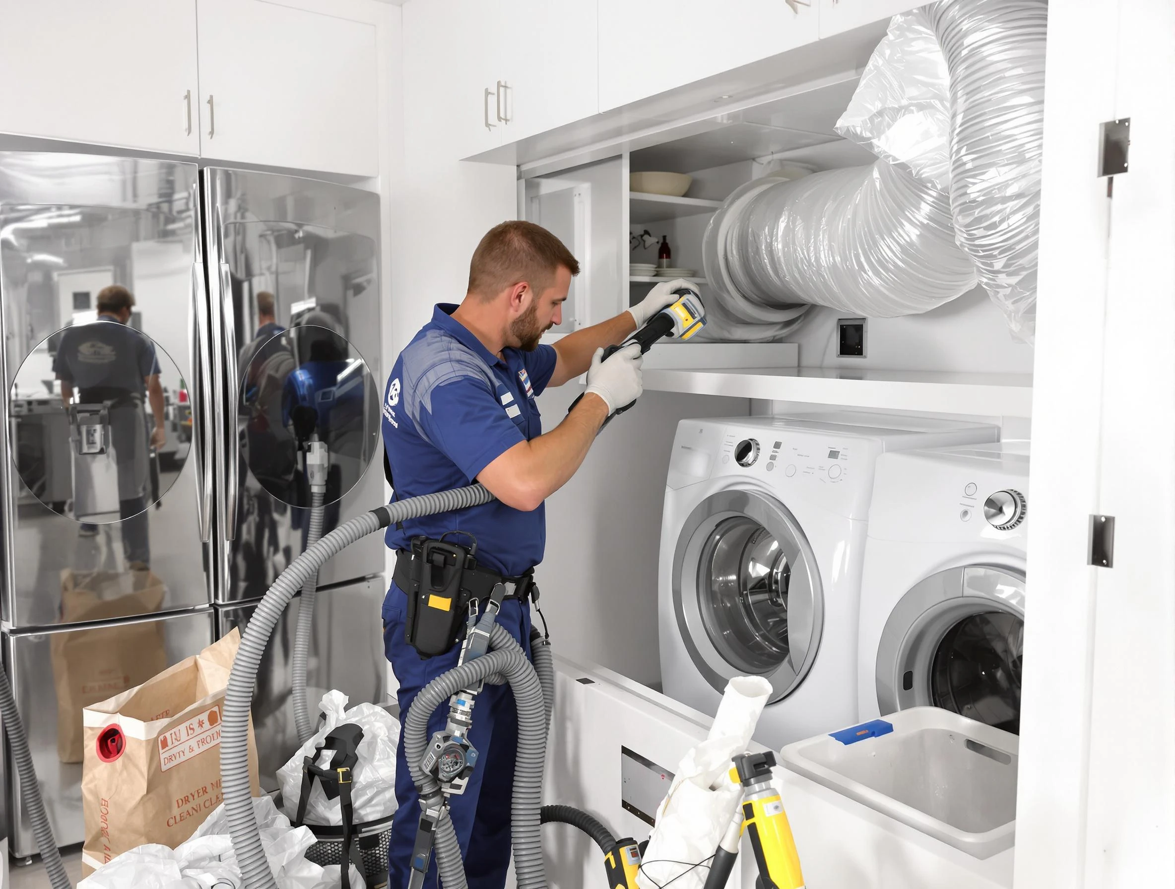 Professional duct cleaning by Lafayette Dryer Vent Cleaning in Lafayette