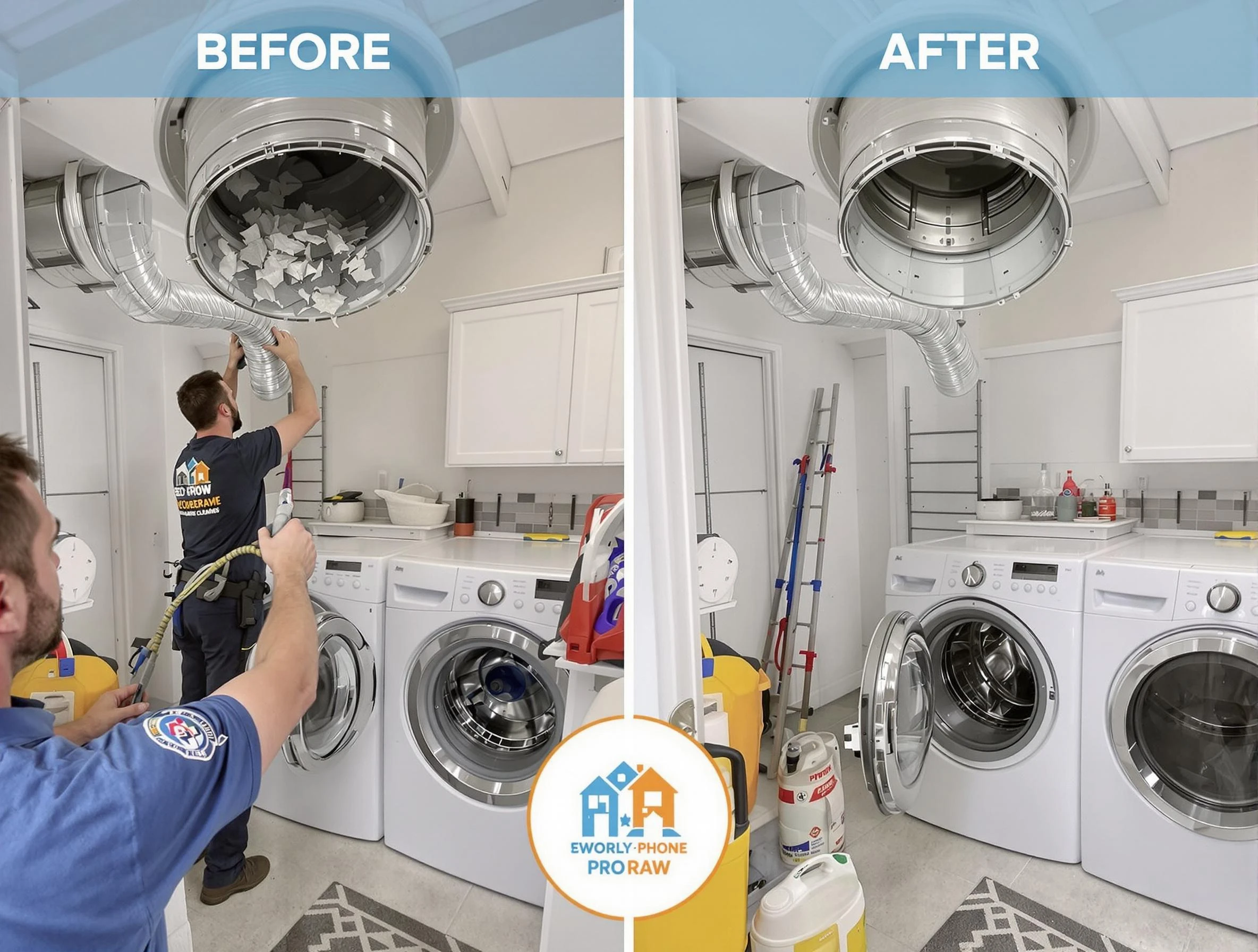 Residential dryer vent cleaning by Lafayette Dryer Vent Cleaning in Lafayette